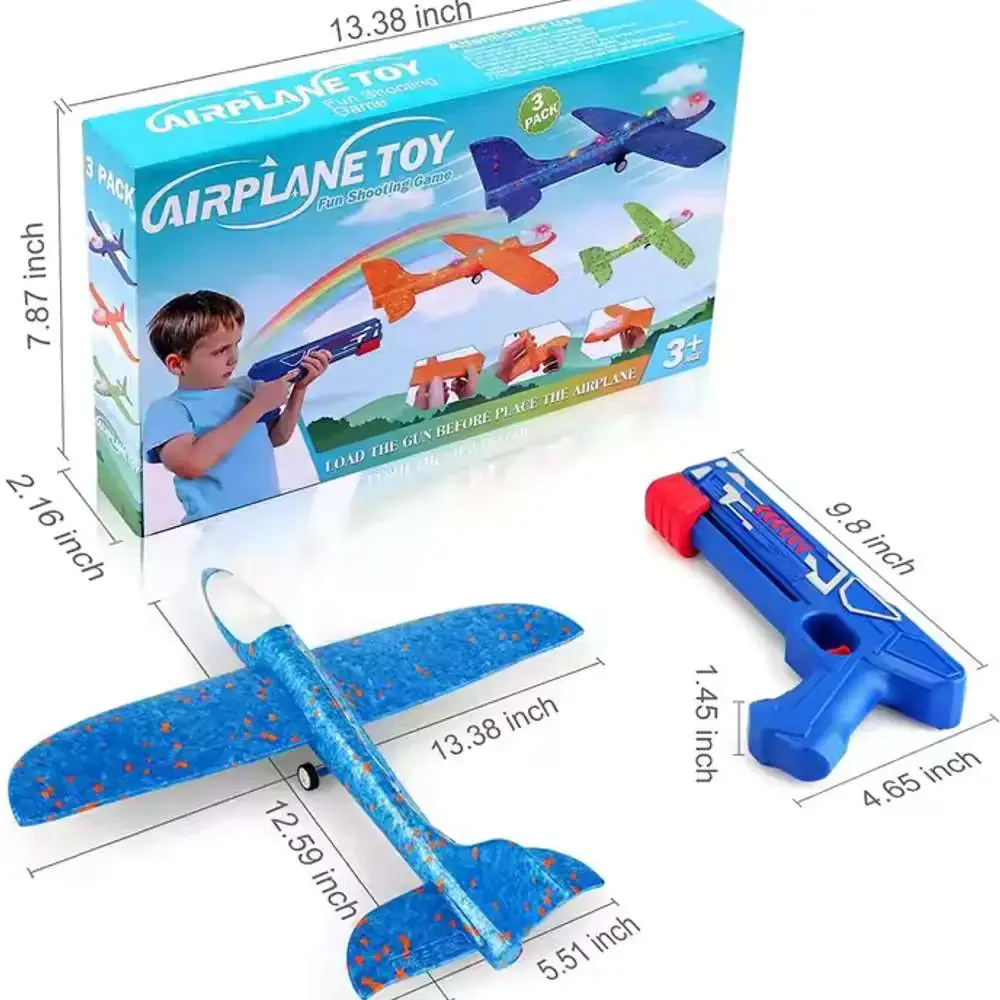 Airplane Launcher Gun Set – Safe & Fun Flying Toy for Kids