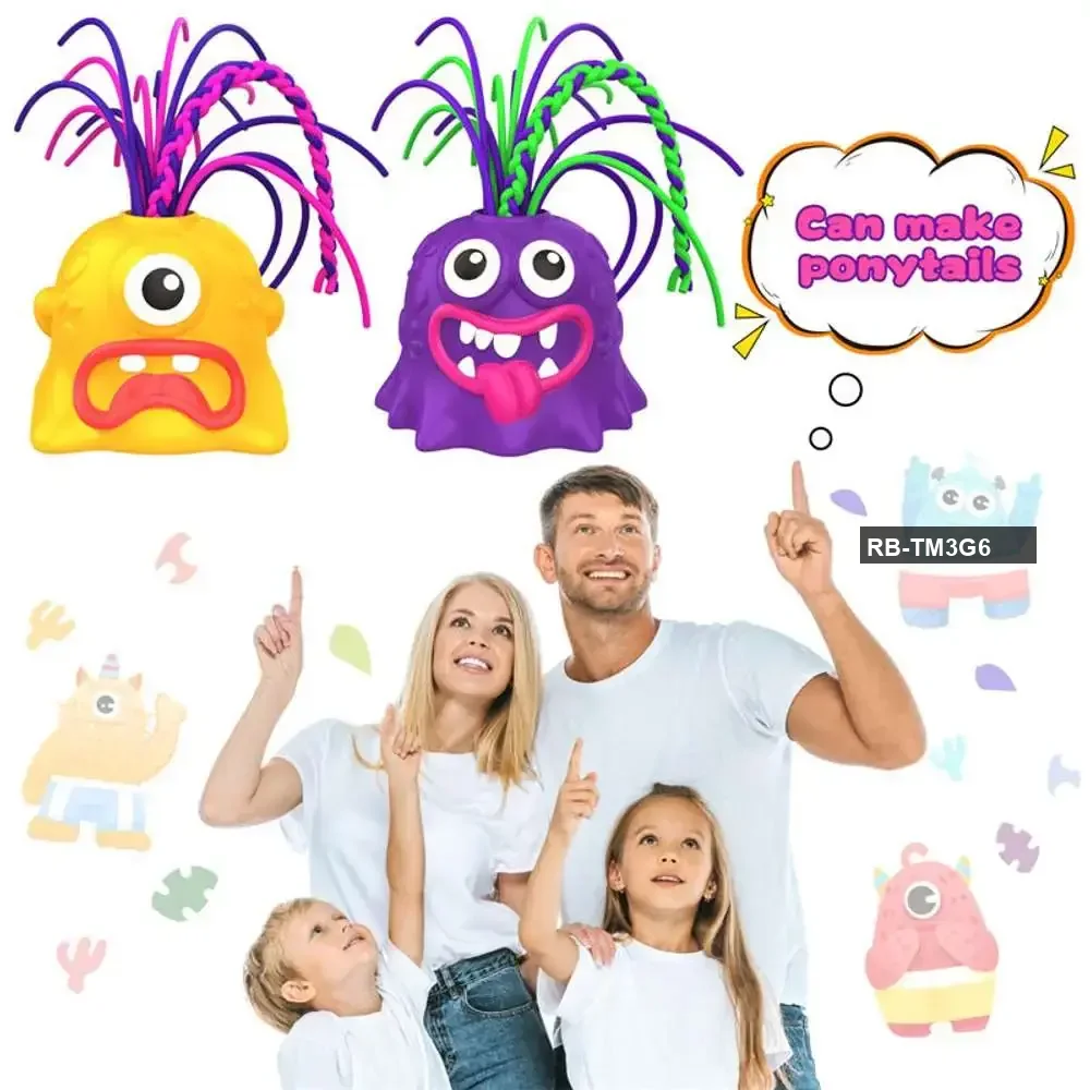 Hair Pull Monster Toy – Funny Stress Relief & Creative Play for Kids