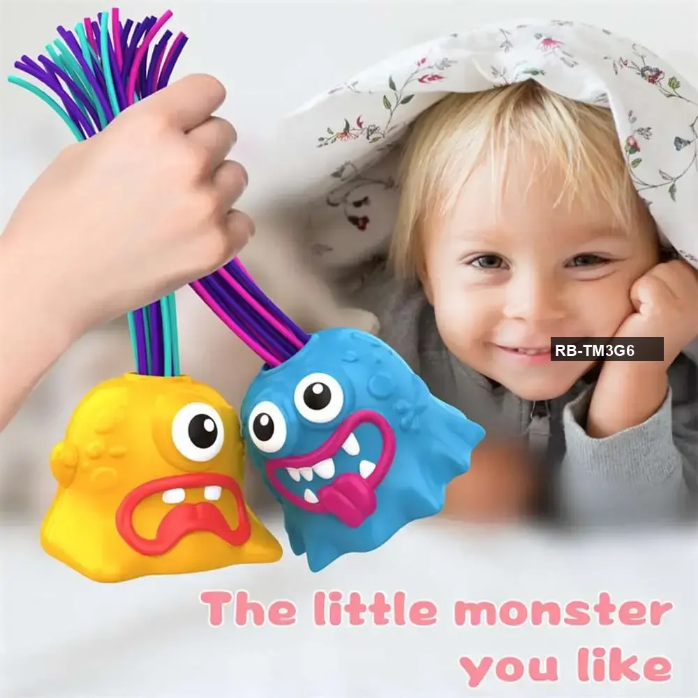 Hair Pull Monster Toy – Funny Stress Relief & Creative Play for Kids