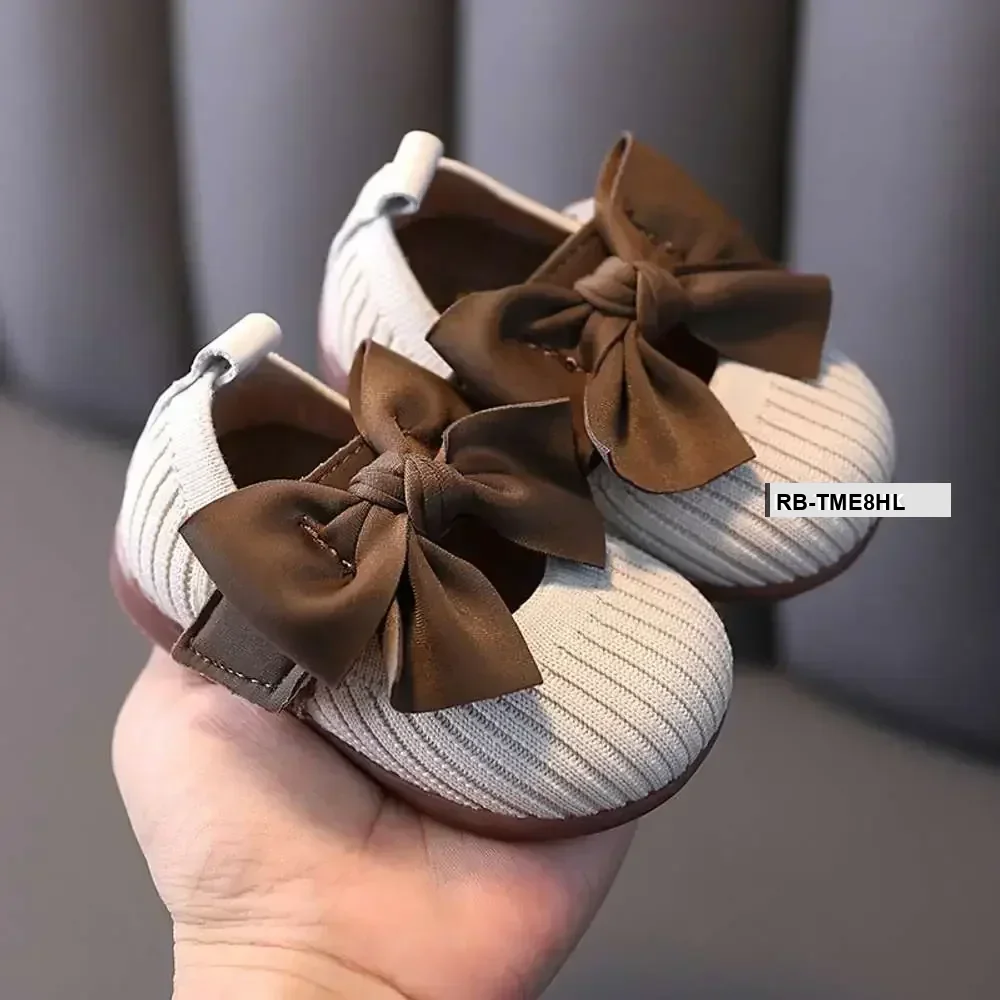 Bow Party Shoe white / 15size(0-3M) 11cm