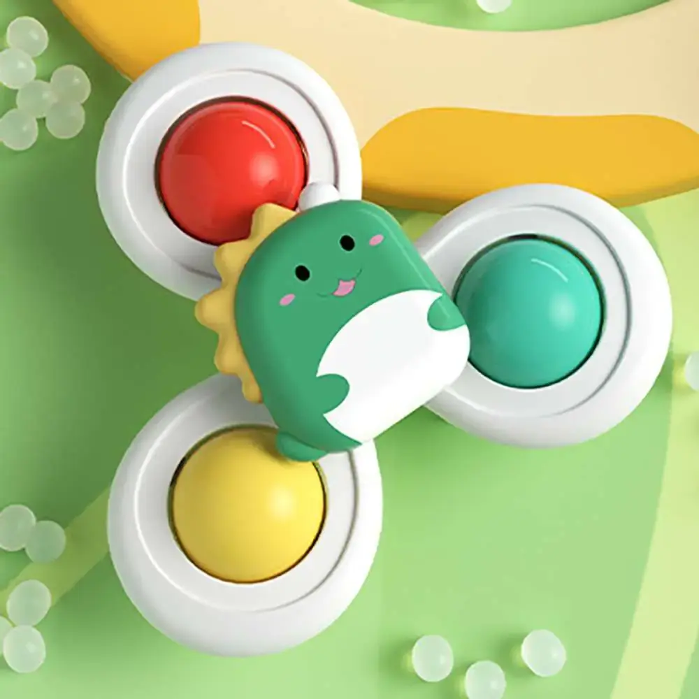 3 Pcs Baby Spinner Toy with Suction Cup | Perfect Newborn Gift