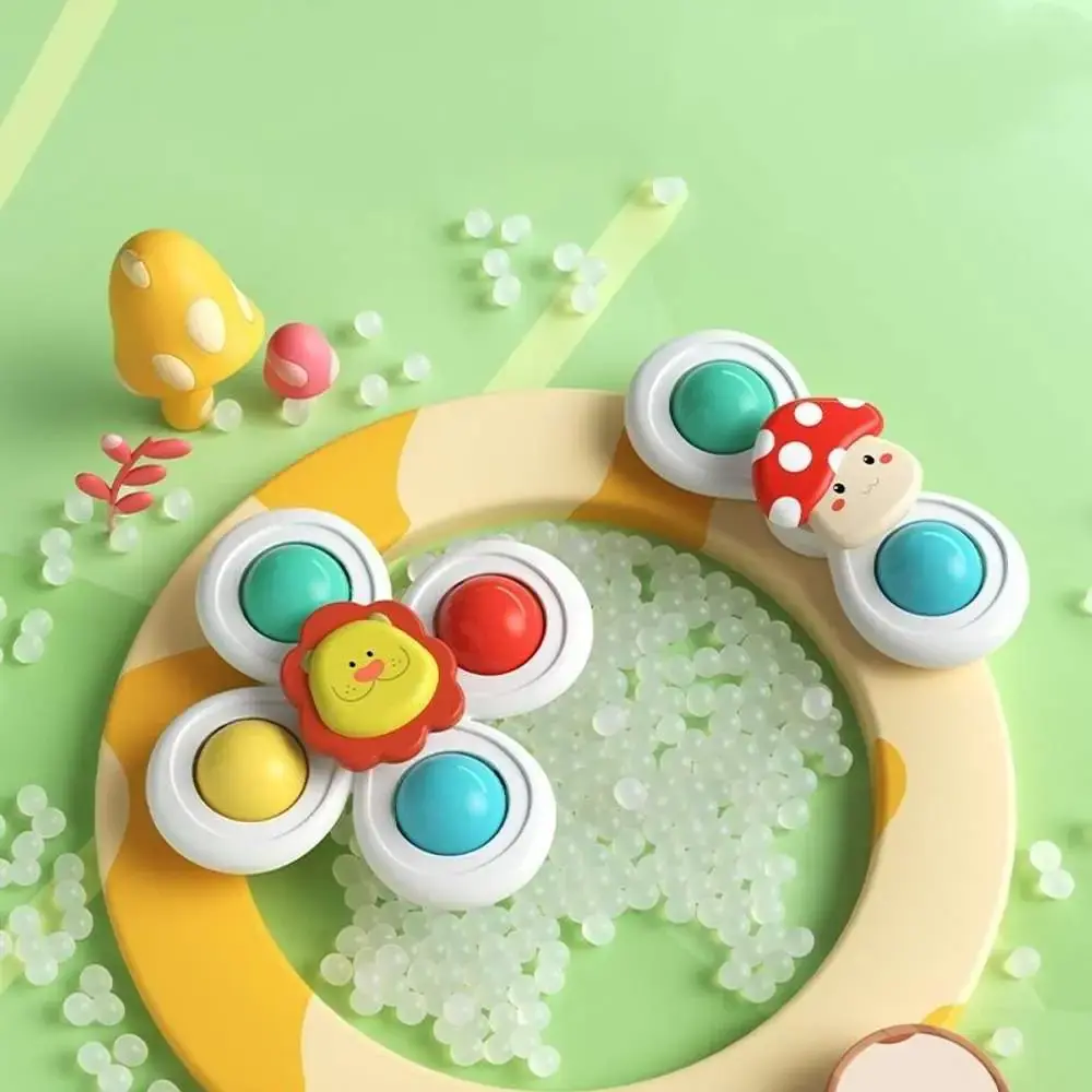 3 Pcs Baby Spinner Toy with Suction Cup | Perfect Newborn Gift