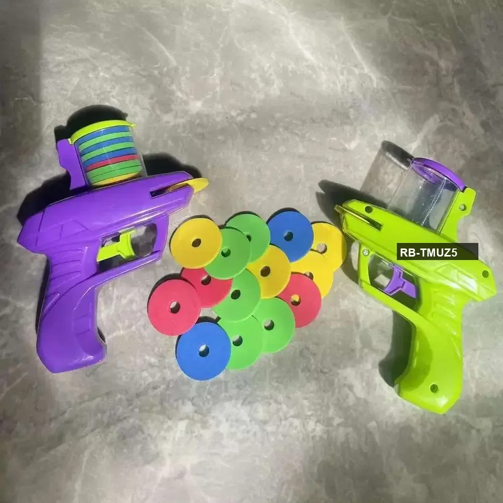 Colorful Disc Shooter Gun – Kids Fun & Learning Toy in Bangladesh