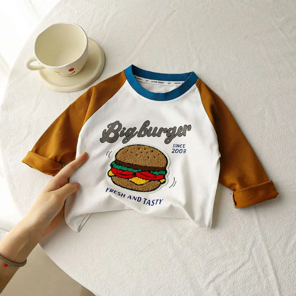 Big burger T-shirt / 06-12 Month (80s)