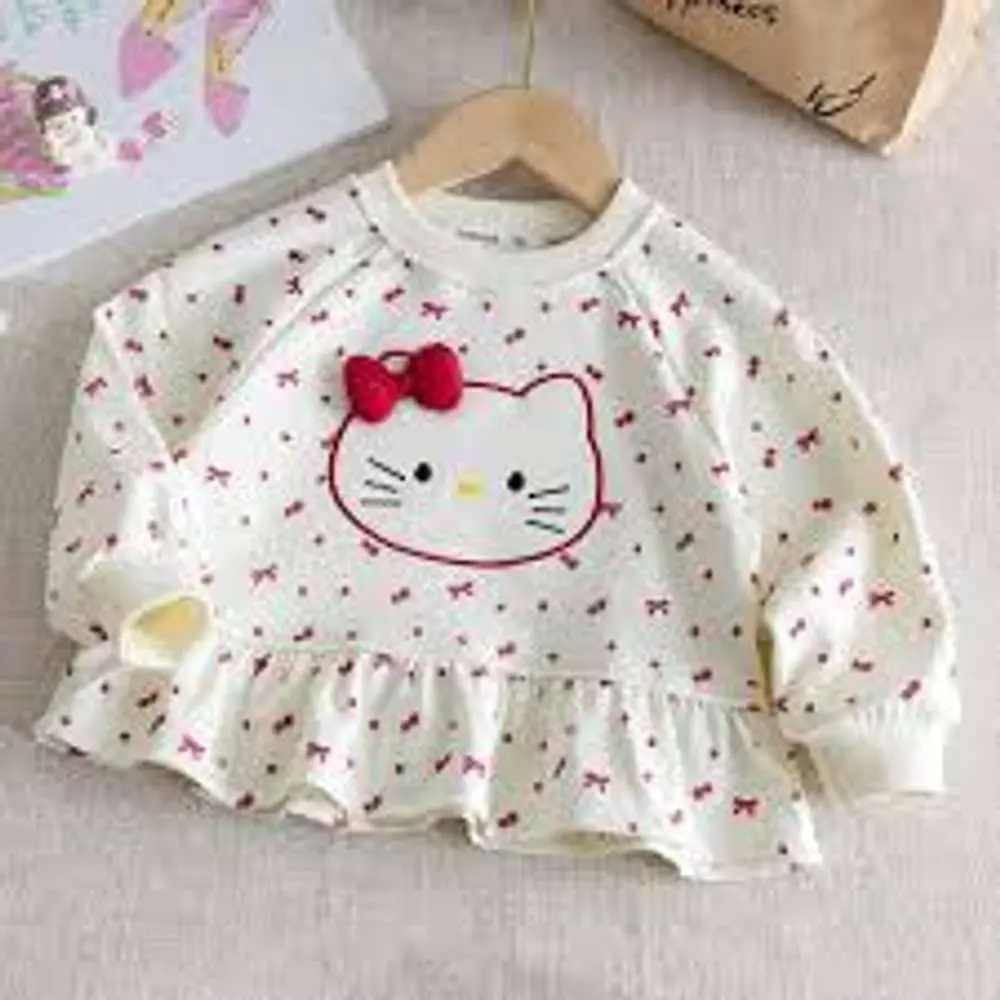 Baby Girl Kitty Pajama Set - Imported