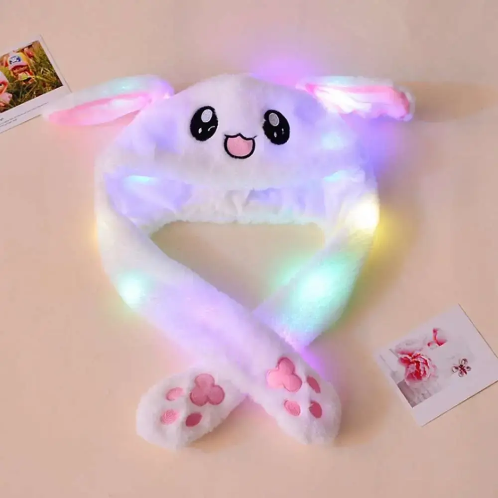 LED Cartoon Rabbit Winter Cap - Cozy & Adorable!