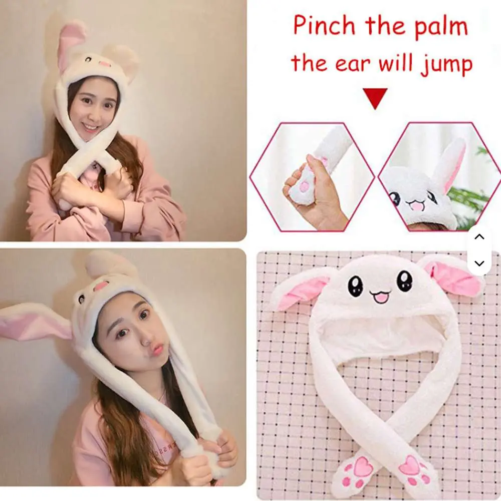 LED Cartoon Rabbit Winter Cap - Cozy & Adorable!