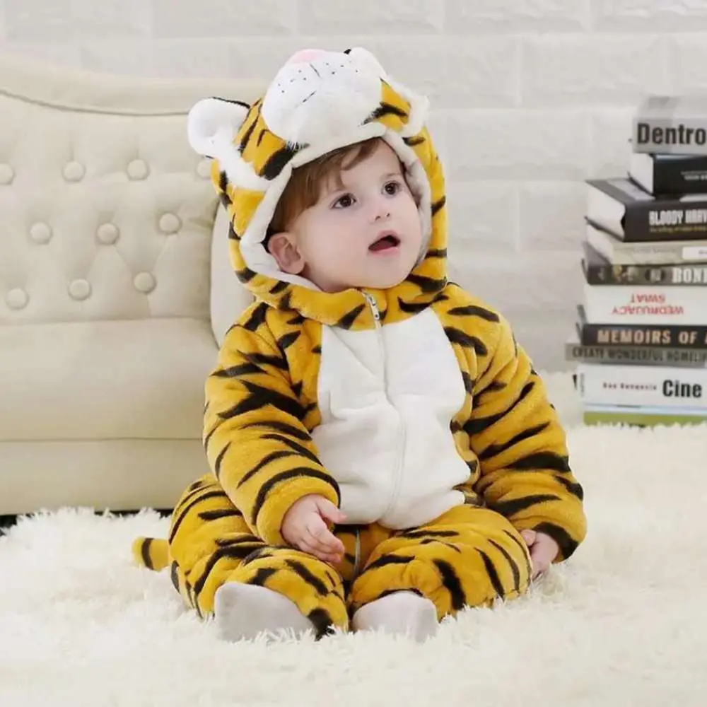 Tiger Romper / 6-12 Month (70cm)