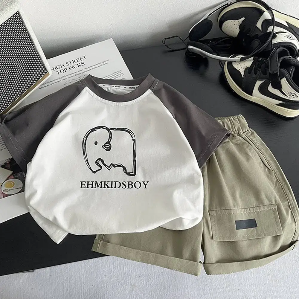 Little Elephant Casual Set | Imported Baby Outfit
