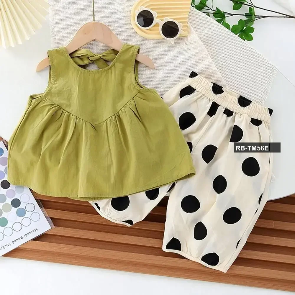 Imported Summer Dot Set -Pure Cotton Baby Outfit