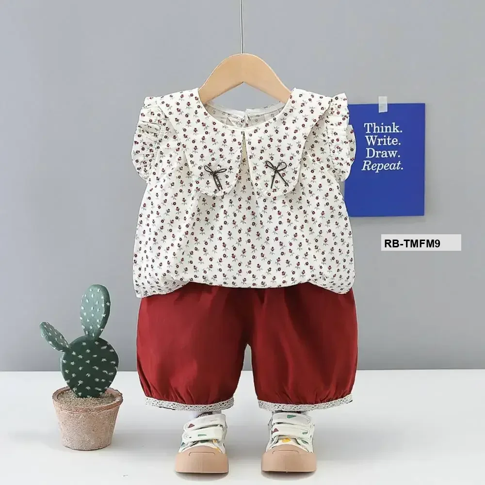 little rose bow set - Premium baby girls dress