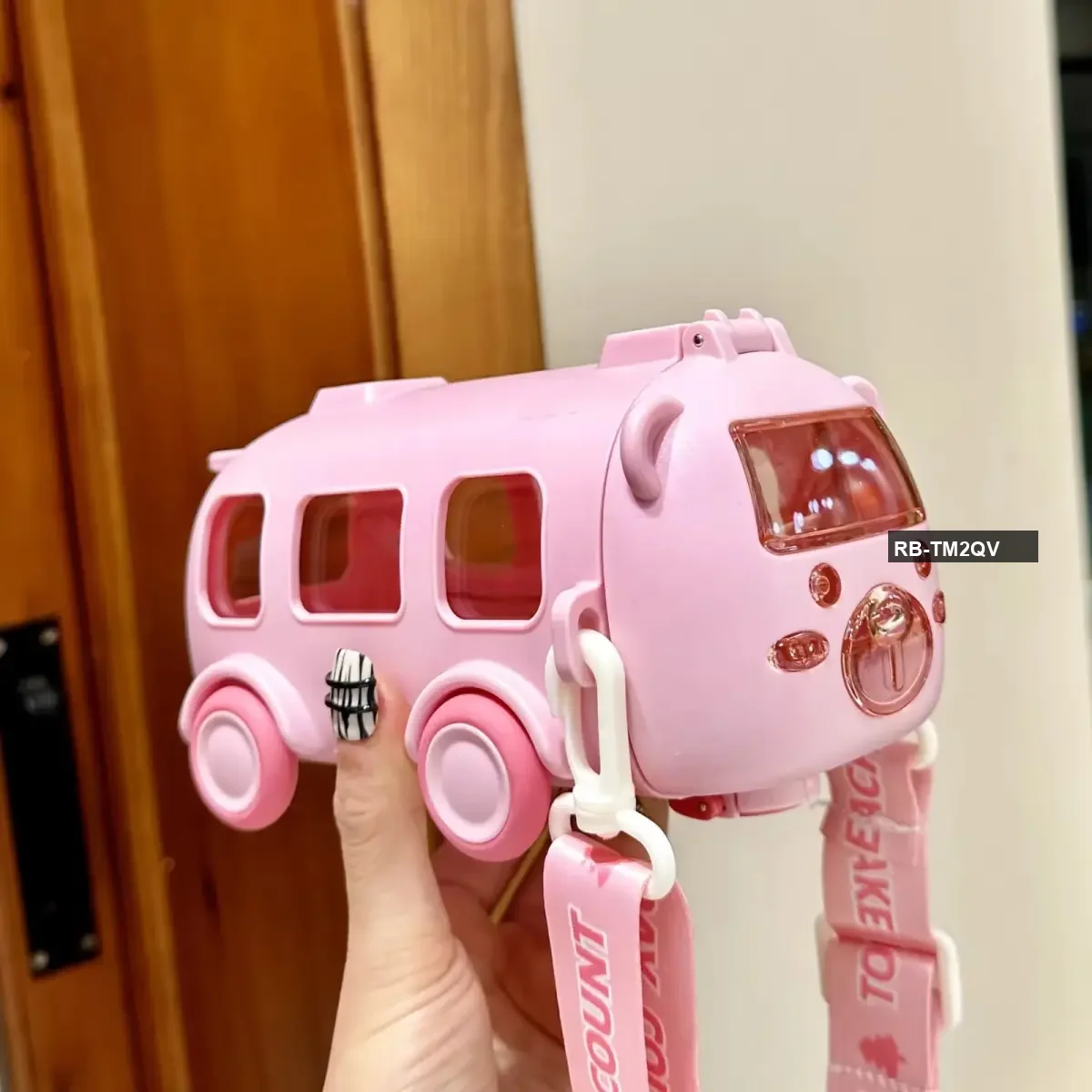 China Bus Shape BaBy Water Pot - Pink