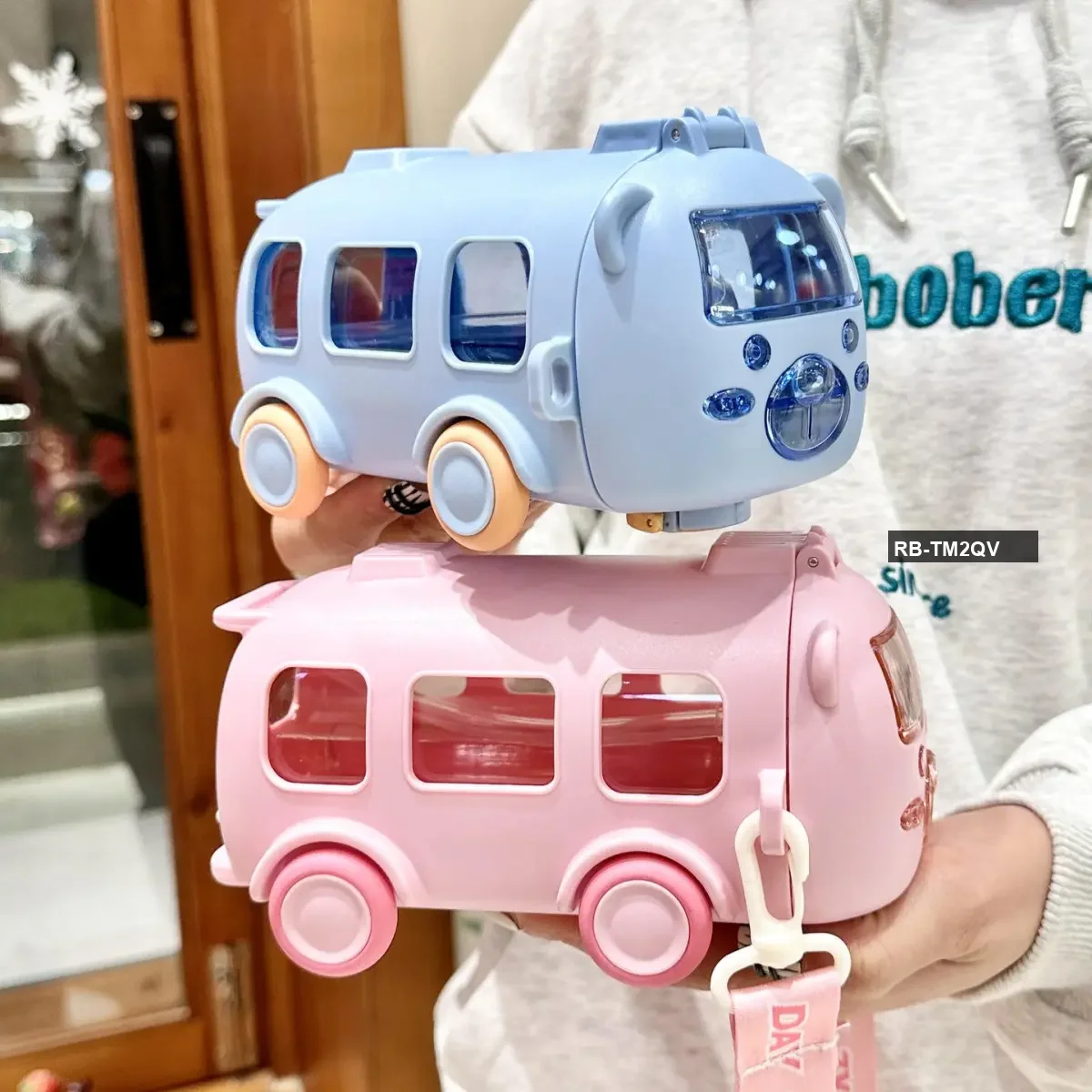 China Bus Shape BaBy Water Pot - Pink