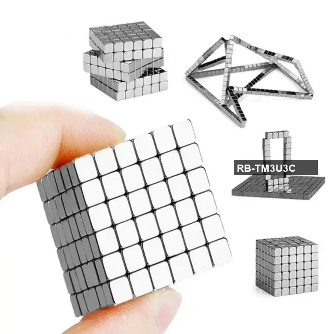 216 pcs Silver Cube
