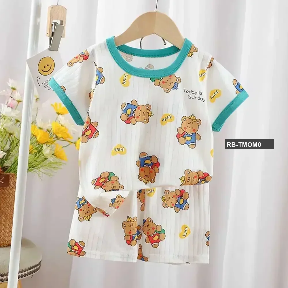 Roam Style Baby Summer T-Shirt Set - Love Bear