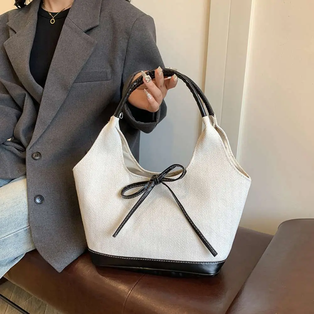 Bow Flower Tote Bag – Stylish & Elegant