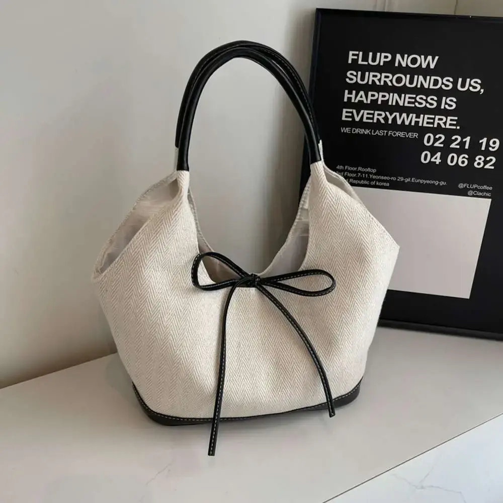 Bow Flower Tote Bag – Stylish & Elegant