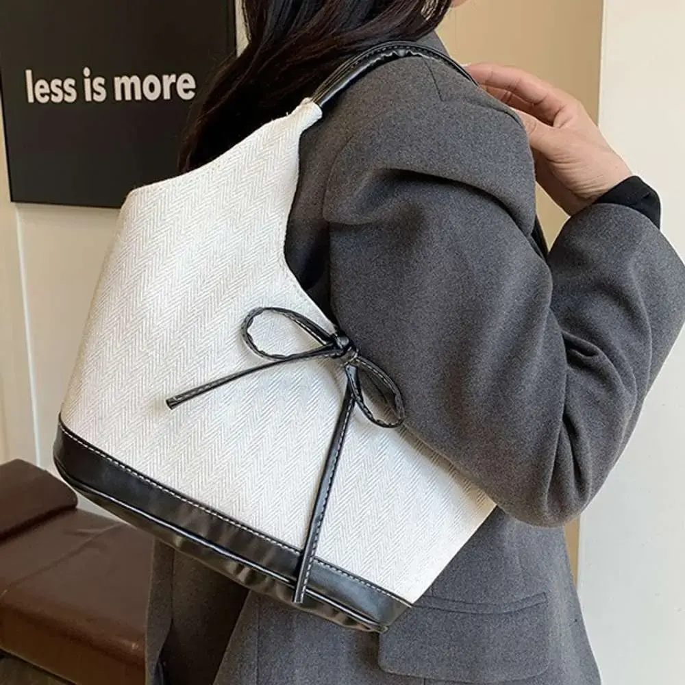 Bow Flower Tote Bag – Stylish & Elegant
