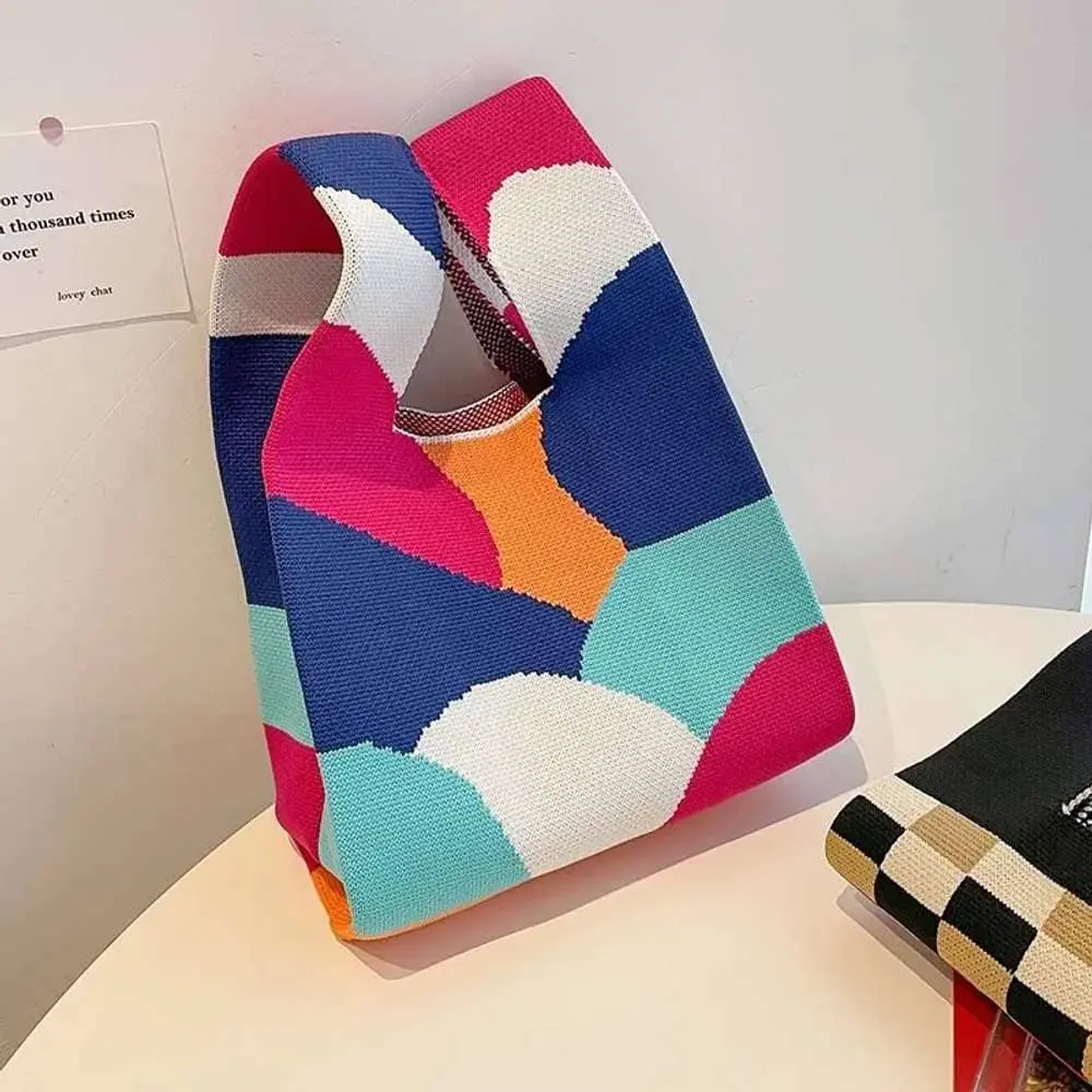 Multicolor Knot Bag