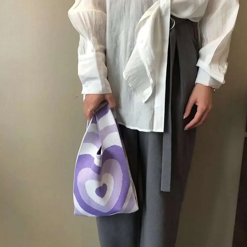 Heart Knot Style Premium Handbag - Imported Premium Bag